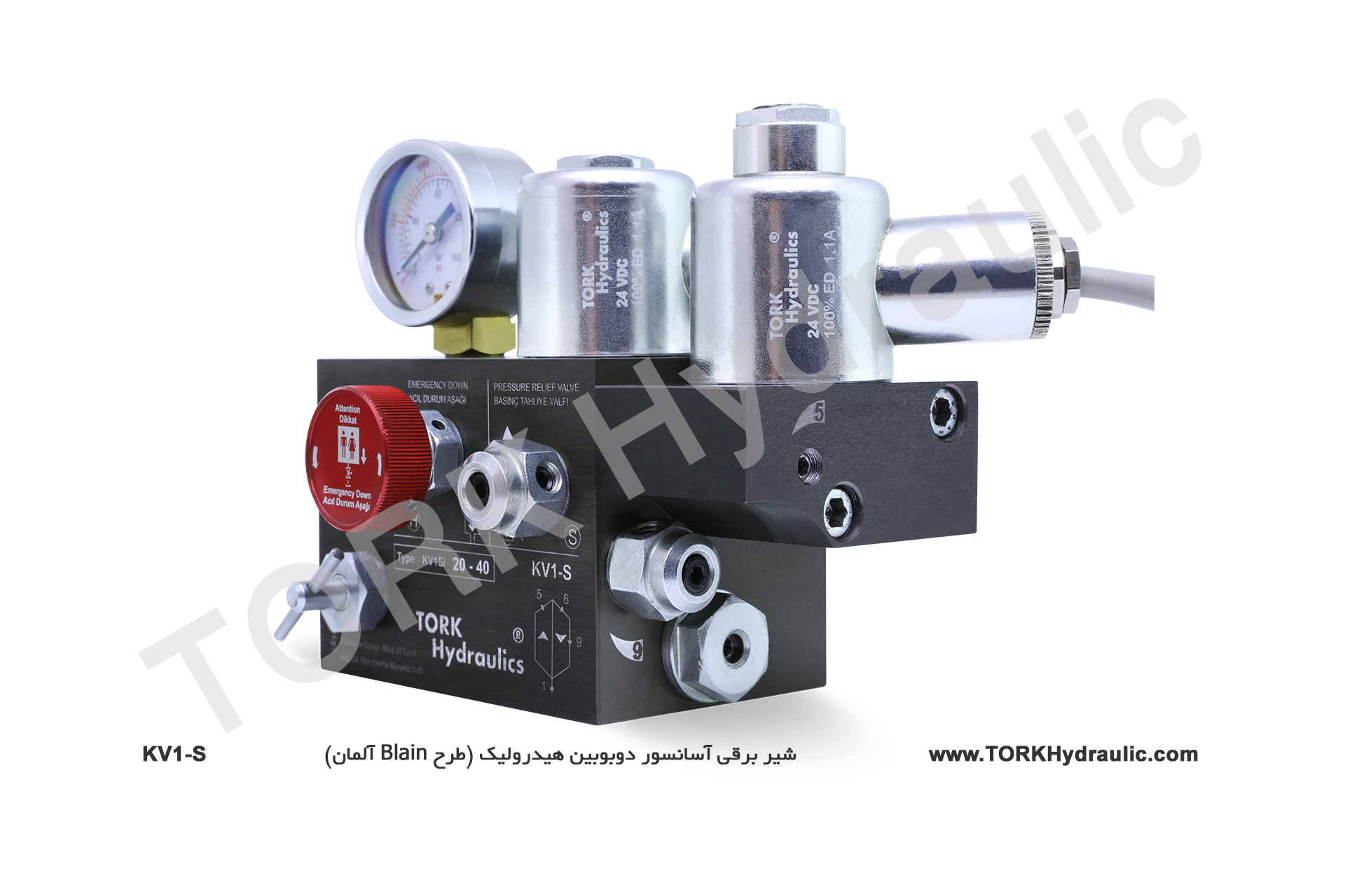 TORK Hydraulics double coil solenoid valve
